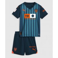 Dětský fotbalový dres Valencia 2023-24 Venkovní Krátký Rukáv (+ trenýrky)